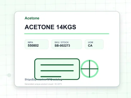 ACETONE 14KGS - Acetone - IMPA 550802 - UOM CA