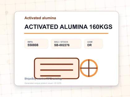 ACTIVATED ALUMINA 160KGS - Activated alumina - IMPA 550808 - UOM DR