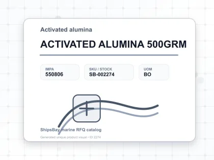ACTIVATED ALUMINA 500GRM - Activated alumina - IMPA 550806 - UOM BO
