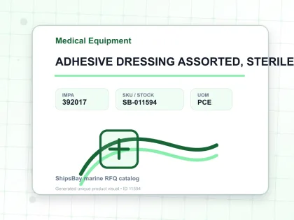ADHESIVE DRESSING ASSORTED, STERILE FOR U.K. SHIPS - Medical Equipment - IMPA 392017 - UOM PCE