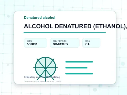 ALCOHOL DENATURED (ETHANOL), 14KGS - Denatured alcohol - IMPA 550891 - UOM CA