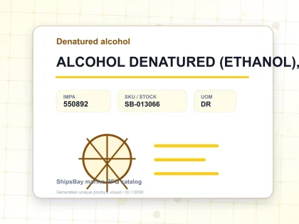 ALCOHOL DENATURED (ETHANOL), 200LTR - Denatured alcohol - IMPA 550892 - UOM DR