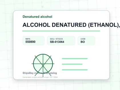 ALCOHOL DENATURED (ETHANOL), 500GRM - Denatured alcohol - IMPA 550890 - UOM BO
