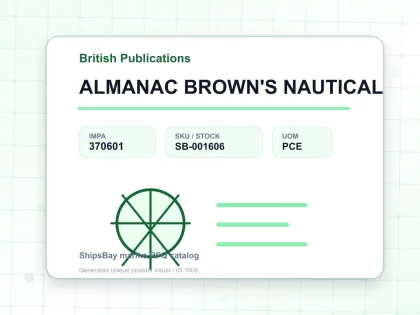 ALMANAC BROWN'S NAUTICAL - British Publications - IMPA 370601 - UOM PCE