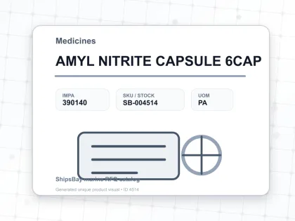 AMYL NITRITE CAPSULE 6CAP - Medicines - IMPA 390140 - UOM PA