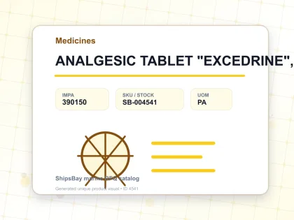 ANALGESIC TABLET "EXCEDRINE", 36TAB - Medicines - IMPA 390150 - UOM PA
