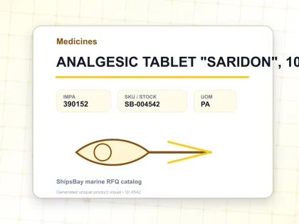 ANALGESIC TABLET "SARIDON", 100TAB - Medicines - IMPA 390152 - UOM PA