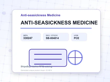 ANTI-SEASICKNESS MEDICINE - Anti-seasickness Medicine - IMPA 330247 - UOM PCE