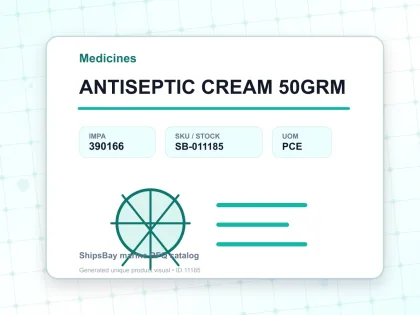ANTISEPTIC CREAM 50GRM - Medicines - IMPA 390166 - UOM PCE