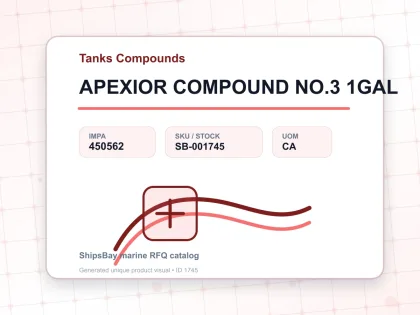 APEXIOR COMPOUND NO.3 1GAL - Tanks Compounds - IMPA 450562 - UOM CA