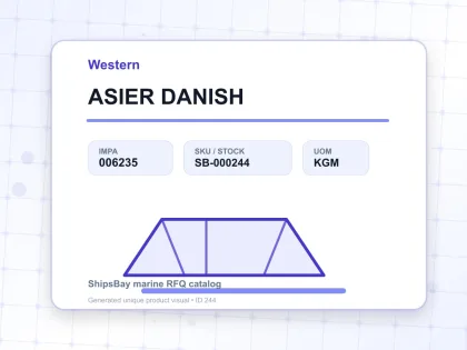 ASIER DANISH - Western - IMPA 006235 - UOM KGM