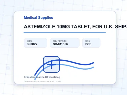 ASTEMIZOLE 10MG TABLET, FOR U.K. SHIPS - Medical Supplies - IMPA 390827 - UOM PCE