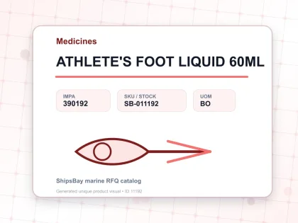 ATHLETE'S FOOT LIQUID 60ML - Medicines - IMPA 390192 - UOM BO