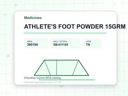ATHLETE'S FOOT POWDER 15GRM - Medicines - IMPA 390194 - UOM TN
