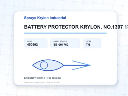 BATTERY PROTECTOR KRYLON, NO.1307 13 OZ - Sprays Krylon Industrial - IMPA 450602 - UOM TN