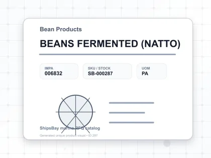 BEANS FERMENTED (NATTO) - Bean Products - IMPA 006832 - UOM PA
