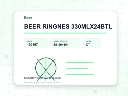 BEER RINGNES 330MLX24BTL - Beer - IMPA 100107 - UOM CT