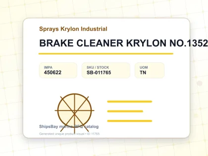 BRAKE CLEANER KRYLON NO.1352, 16 OZ - Sprays Krylon Industrial - IMPA 450622 - UOM TN