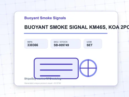 BUOYANT SMOKE SIGNAL KM46S, KOA 2PCS/SET - Buoyant Smoke Signals - IMPA 330366 - UOM SET
