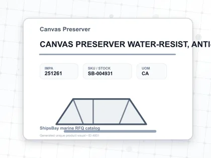 CANVAS PRESERVER WATER-RESIST, ANTI-CORROSIVE WHITE 25KG - Canvas Preserver - IMPA 251261 - UOM CA