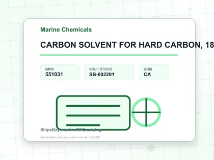 CARBON SOLVENT FOR HARD CARBON, 18LTR - Marine Chemicals - IMPA 551031 - UOM CA