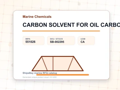 CARBON SOLVENT FOR OIL CARBON, 18LTR - Marine Chemicals - IMPA 551026 - UOM CA