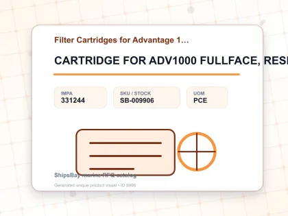 CARTRIDGE FOR ADV1000 FULLFACE, RESPIRATOR TYPEGME-H MSA802244 - Filter Cartridges for Advantage 1000 - IMPA 331244 - UOM PCE
