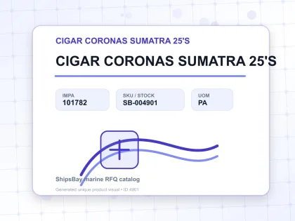 CIGAR CORONAS SUMATRA 25'S - CIGAR CORONAS SUMATRA 25'S - IMPA 101782 - UOM PA