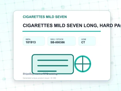 CIGARETTES MILD SEVEN LONG, HARD PACK 200S - CIGARETTES MILD SEVEN - IMPA 101913 - UOM CT