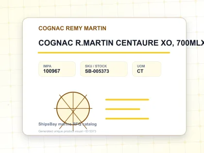 COGNAC R.MARTIN CENTAURE XO, 700MLX12BTL - COGNAC REMY MARTIN - IMPA 100967 - UOM CT