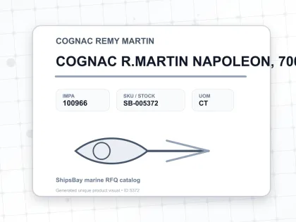 COGNAC R.MARTIN NAPOLEON, 700MLX6BTL - COGNAC REMY MARTIN - IMPA 100966 - UOM CT