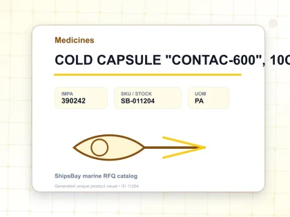 COLD CAPSULE "CONTAC-600", 10CAP - Medicines - IMPA 390242 - UOM PA