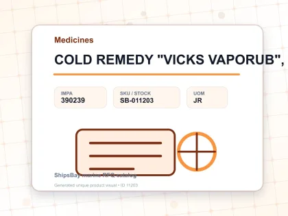 COLD REMEDY "VICKS VAPORUB", 70GRM - Medicines - IMPA 390239 - UOM JR