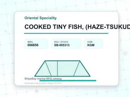 COOKED TINY FISH, (HAZE-TSUKUDANI) - Oriental Speciality - IMPA 006856 - UOM KGM
