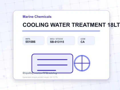 COOLING WATER TREATMENT 18LTR - Marine Chemicals - IMPA 551086 - UOM CA