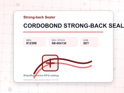 CORDOBOND STRONG-BACK SEALER, 113GRM - Strong-back Sealer - IMPA 812308 - UOM SET