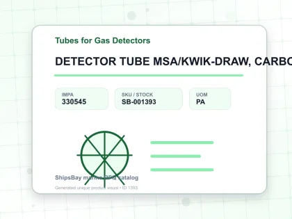 DETECTOR TUBE MSA/KWIK-DRAW, CARBON MONOXIDE 10 PCS - Tubes for Gas Detectors - IMPA 330545 - UOM PA