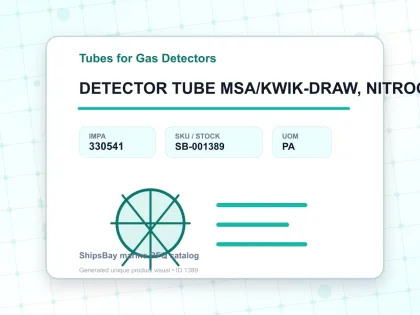 DETECTOR TUBE MSA/KWIK-DRAW, NITROGEN DIOXIDE 10 PCS - Tubes for Gas Detectors - IMPA 330541 - UOM PA