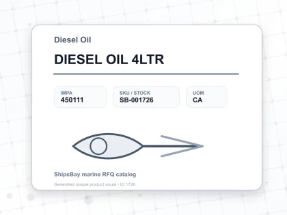 DIESEL OIL 4LTR - Diesel Oil - IMPA 450111 - UOM CA