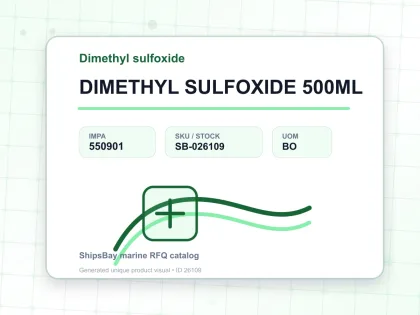 DIMETHYL SULFOXIDE 500ML - Dimethyl sulfoxide - IMPA 550901 - UOM BO