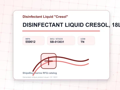 DISINFECTANT LIQUID CRESOL, 18LTR - Disinfectant Liquid "Cresol" - IMPA 550612 - UOM TN
