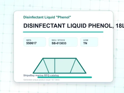 DISINFECTANT LIQUID PHENOL, 18LTR - Disinfectant Liquid "Phenol" - IMPA 550617 - UOM TN