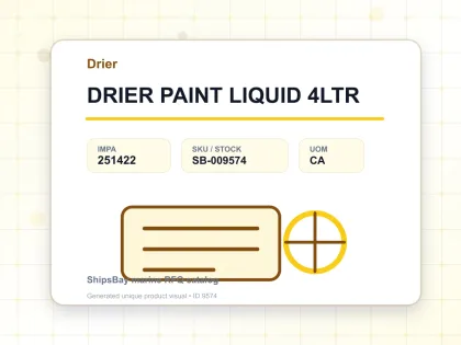 DRIER PAINT LIQUID 4LTR - Drier - IMPA 251422 - UOM CA