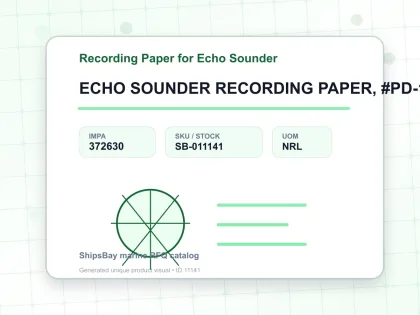 ECHO SOUNDER RECORDING PAPER, #PD-1520NW F/FURUNOFE-680/608T - Recording Paper for Echo Sounder - IMPA 372630 - UOM NRL