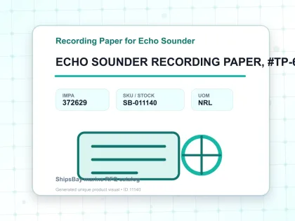 ECHO SOUNDER RECORDING PAPER, #TP-6 FOR SIMRAD ED-161 - Recording Paper for Echo Sounder - IMPA 372629 - UOM NRL