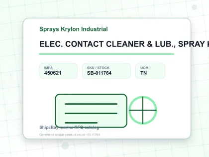 ELEC. CONTACT CLEANER & LUB., SPRAY KRYLON NO.1351 10 OZ - Sprays Krylon Industrial - IMPA 450621 - UOM TN