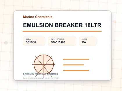 EMULSION BREAKER 18LTR - Marine Chemicals - IMPA 551066 - UOM CA