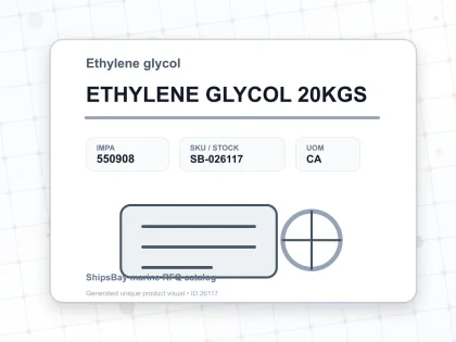 ETHYLENE GLYCOL 20KGS - Ethylene glycol - IMPA 550908 - UOM CA