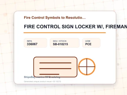 FIRE CONTROL SIGN LOCKER W/, FIREMAN'S OUTFIT 150X150MM - Fire Control Symbols to Resolution A654 - IMPA 336067 - UOM PCE