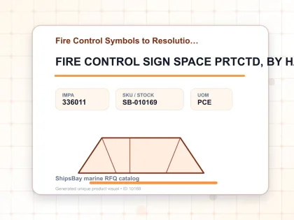FIRE CONTROL SIGN SPACE PRTCTD, BY HALON 1301 150X150MM - Fire Control Symbols to Resolution A654 - IMPA 336011 - UOM PCE